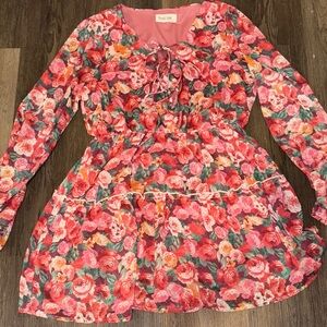 Floral Long Sleeve Dress